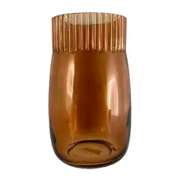 Florero Vid Concepts Sweet Mocca 15X25X15Cm Amarillo Vidrio 41