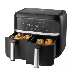 Freidora aire oster digital doble canasta 7.6 lt