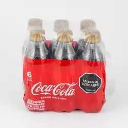 Gaseosa Coca Cola Original Pet 6 Ud 250 Ml 160201