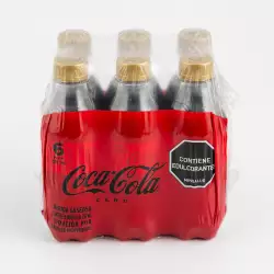 Gaseosa Coca Cola Zero Pet 6 Ud 250 Ml 135795