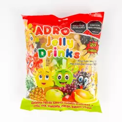 Gelatina Adro Jelly Drinks 860 Gr Frutas 1538