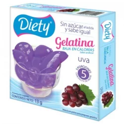 Gelatina Diety Uva Caja 13 G.