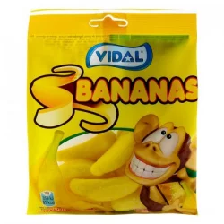 Gomas Bananas Vidal 100Gr