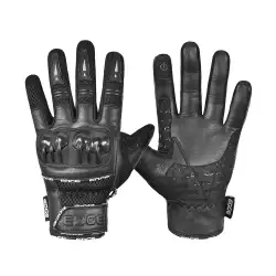 Guante Edge Proteccion M Negro Cuero Ed-1095.7.2