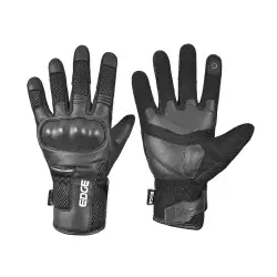 Guante Edge Proteccion M Negro Cuero Ed-1502.7.2