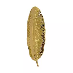 Hoja Decor Concepts Luxor 12X3X32Cm Dorado Poliresina 445-8510