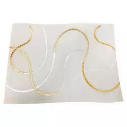 Individual Concepts Curvy Lines Silver And Gold 30X45Cm 1702500547