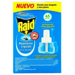 Insecticida Raid 45 Noches Rpto Transparente