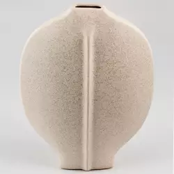 Jarron Jarron Decorativo 31008 En Ceramica Blanco Pequeno