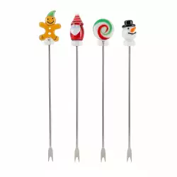 Kit Tenedores Santini 10X2Cm 4 Pz. Rf. 180-0400174