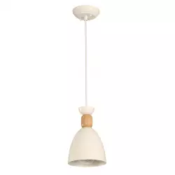 Lámpara Colgante Blanco 1L E27 40W