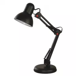 Lámpara Escritorio Negro 1L E27 40W