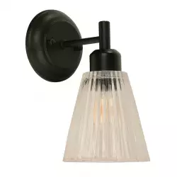 Lámpara Pared Negro 1L E14 60W