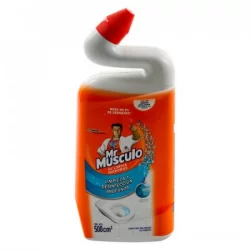Limpiador De Baños Mr Musculo-Naranja Con Blanco