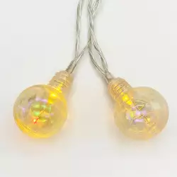 Luces Led Expressions Esferas Calida 10 Pz 200Cm 3 V Ws-Gjdc019