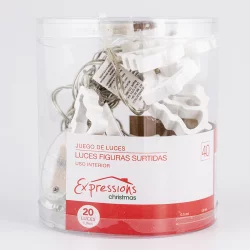 Luces x20  led t 20l-f fig  surtida
