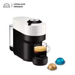 Máquina de Café Nespresso Vertuo Pop Compacta Blanca