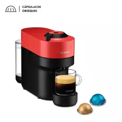 Máquina de Café Nespresso Vertuo Pop Compacta Roja