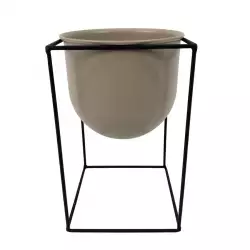 Matera Base Concepts Sweet Mocca 12X20X12Cm Negro Hierro 567-5