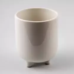 Matera Concepts Crystal Blue 10X12X10Cm Blanco Ceramica 567-493