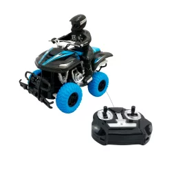 Moto R/C Toy Logic Four Wheels Azul Bateria Recargable Toy-67922