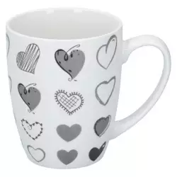 Mug Taza Cafe 335Ml 8.6Cm En Porcelana Diseños Surtidos 8711252190
