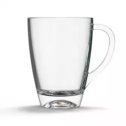 Mug Taza Cristar Pergamino 312 Ml 3 Ud Vidrio