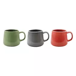 Mug Taza Expressions Multicolor 400 Ml 3 Ud Ceramica