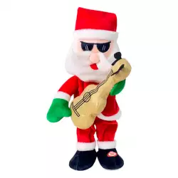 Muneco Santini Santa Guitarra Mov 20X15Cm Poliester 150-1500068
