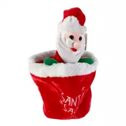 Muneco Santini Santa Movimiento 23X18Cm Poliester 150-1500056