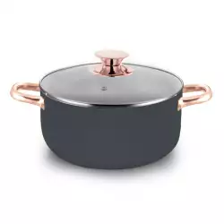 Olla Holstein Dark Grey 24Cm Aluminio Antiadherente Hh-01006040