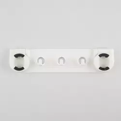 Organizador Escobas Ordene 5 Divisiones 2X2Cm Blanco Plastico