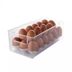 Organizador Plasutil Huevos Plastico Transparente 13256