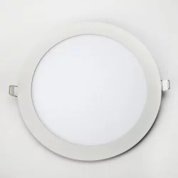 Panel Clark 1803 Led 18W Luz Blanca 8 Redondo Para Incrustar