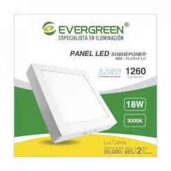 Panel Evergreen Ee-Pl18Sa Led 18W Lc Cuadrado