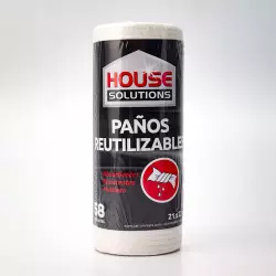 Paño house solutions 58un desechables/reutilizables 010-0001-000034