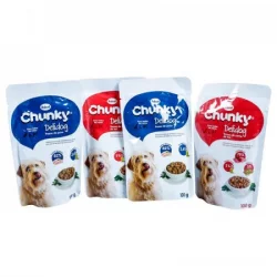 Paquete De Alimento Húmedo Para Perro Chunky 0.4 Kg
