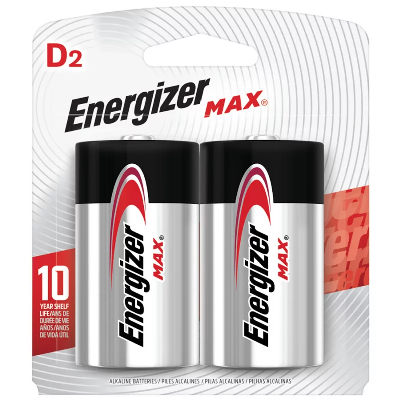 Pila Energizer Dx2 Alcalina Max 1398