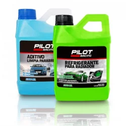 Pilot Racing Kit Refrigerante 1000 Ml + Aditivo De Vidrios 1000 Ml