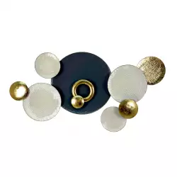 Placa Deco Concepts Monocromia 119X66Cm Multicolor Hierro 448-