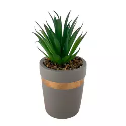 Planta Aritificial Concepts Luxor 8X16X8Cm Gris Plastico 532-5