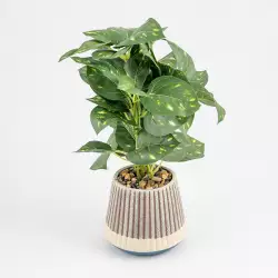 Planta artificial expressions 20x34cm verde poliester