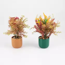 Planta artificial expressions 20x35cm verde pol
