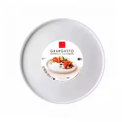 Plato Bormioli Rocco Grangusto 27 Cm Blanco Vidrio Opal 276947