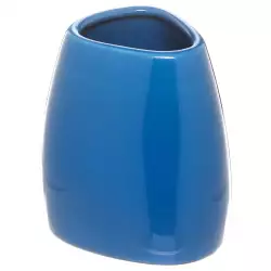 Portacepillo Five 138014E Galet Ceramica Azul