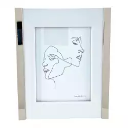 Portaretrato Plat Concepts Sweet Mocca 195X25Cm Blanco Polietile