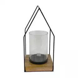 Portavela Concepts Monocromia 15X33X15Cm Multicolor Madera 429-