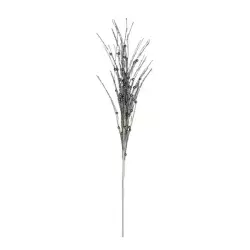 Rama navideña plata 10x65cm