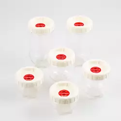 Recipiente Interlock Set X6 Circulares Hermeticos