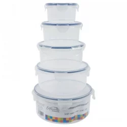 Recipientes Red Expressions 5 Ud Transparente Plastico Mb07